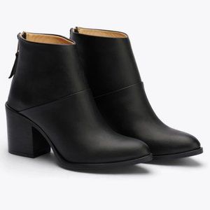 Nisolo Dari Commuter Boot Black High Heeled Women's Size 9 Brand New